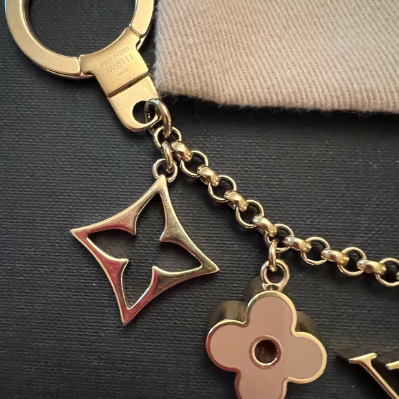 Beautiful, authentic Louis Vuitton bracelet, gold tone, beige, cream - Picture 11 of 12